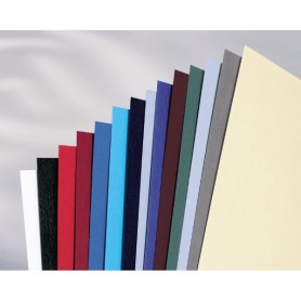 GBC Copertine rilegatura LeatherGrain 250 gsm blu royal (100) (CE040029)