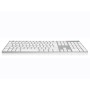 Hamlet XKKITA-MCBT tastiera Bluetooth Italiano Argento, Bianco (XKKITA-MCBT)