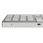 Hamlet XKKITA-MCBT tastiera Bluetooth Italiano Argento, Bianco (XKKITA-MCBT)