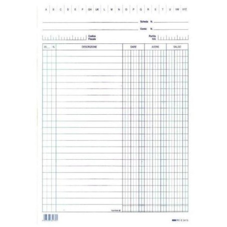 Edipro E3173BL modulo e libro contabile 100 pagine (E3173BL)