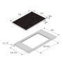 ASKO HID 965 GC Piano induzione 90 cm,  5 zone - wi-fi - rilevamento pentole (HID965GC)