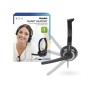 Hamlet Smart Auricolare Cablato A Padiglione Ufficio Nero, Argento (HHEADMJJ)