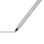 BIC Cristal Re'New, Penna Ricaricabile Nera a Sfera, Fusto in Metallo (Punta 1mm), Confezione 1 Penna + 2 Ricariche (997201)