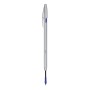 BIC Cristal Re'New, Penna Ricaricabile Blu a Sfera, Fusto in Metallo (Punta 1mm), Confezione 1 Penna + 2 Ricariche (997202)