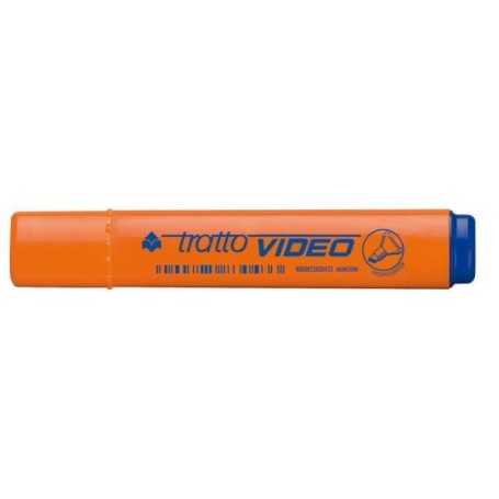 Tratto Video evidenziatore 12 pz Punta smussata Arancione (830203)