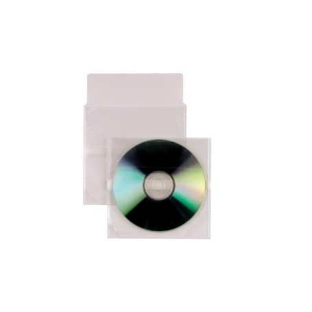 SEI Rota 430104 custodia CD/DVD Custodia a tasca 1 dischi Trasparente, Bianco (430104)