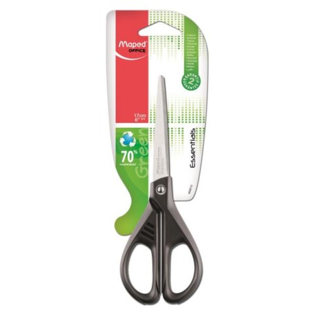 Maped Essential Green Forbici da ufficio Taglio a zig zag Nero, Acciaio inossidabile (468010)