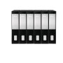 Rexel Dox 2 Registartore A Leva Formato A4+ Nero (D26210)