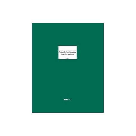Edipro E2813E libro contabile Verde, Bianco 100 fogli (E2813E)