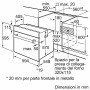Bosch Serie 2 HBF011BR0 forno 66 L 3300 W A Nero, Acciaio inossidabile (HBF011BR0)