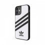 Adidas 3-Stripes custodia per cellulare 13,7 cm (5.4") Cover Nero, Bianco (42237)