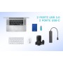 i-tec Metal USB-C HUB 2x USB 3.0 + 2x USB-C (C31HUBMETAL2A2C)