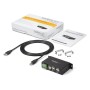 StarTech.com HUB USB 2.0 Industriale in metallo a 4 porte con protezione da sovracorrenti - montabile (ST4200USBM)