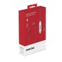 Pantone PT-WDE001R1 cuffia e auricolare Cuffie Connettore 3.5 mm Rosso, Bianco (PT-WDE001R1)