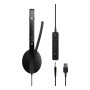 EPOS | SENNHEISER ADAPT 165T USB II Cuffia Padiglione auricolare Connettore 3.5 mm USB tipo A Nero (1000902)