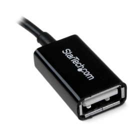StarTech.com Cavo Adattatore micro USB a USB femmina OTG da viaggio 12cm M/F - Nero (UUSBOTG) StarTech.com Cavo Adattatore micro USB a USB femmina OTG da viaggio 12cm M/F - Nero (UUSBOTG)