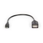 Hamlet Cavo Micro OTG adattatore da micro usb ad usb femmina (XUMICROTG)