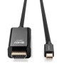 Lindy 36928 cavo e adattatore video 3 m Mini DisplayPort HDMI tipo A (Standard) Nero (36928)