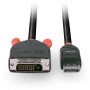 Lindy 41491 cavo e adattatore video 2 m DisplayPort HDMI Nero (41491)