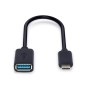 Hamlet XADTC-U2A-MF02 cavo USB 0,2 m USB 3.2 Gen 1 (3.1 Gen 1) USB A USB C Nero (XADTC-U2A-MF02)