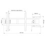 Multibrackets 6214 Supporto TV a parete 119,4 cm (47") Nero (MB6214)
