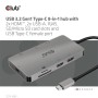 CLUB3D CSV-1593 hub di interfaccia USB 3.2 Gen 1 (3.1 Gen 1) Type-C 16200 Mbit/s Metallico (CSV-1593)