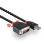 Lindy 41490 cavo e adattatore video 1 m DVI-D DisplayPort Nero (41490)