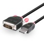 Lindy 41490 cavo e adattatore video 1 m DVI-D DisplayPort Nero (41490)