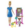 Mattel Barbie Playset a tema Carriera, Bambola in assortimento, Giocattolo per Bambini 3 + anni, Assortito (DHB63)