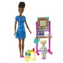 Mattel Barbie Playset a tema Carriera, Bambola in assortimento, Giocattolo per Bambini 3 + anni, Assortito (DHB63)