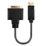 Lindy 41004 cavo e adattatore video 0,15 m DisplayPort DVI-D Nero (41004)