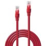 Lindy 48033 cavo di rete Rosso 2 m Cat6 U/UTP (UTP) (48033)