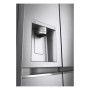 LG GSLV90PZAD frigorifero side-by-side Libera installazione 635 L D Acciaio inossidabile (GSLV90PZAD)