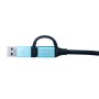 i-tec C31USBCACBL cavo USB 1 m USB 3.2 Gen 1 (3.1 Gen 1) USB C Nero, Blu (C31USBCACBL)