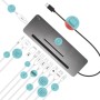 i-tec Metal USB-C Ergonomic 4K 3x Display Docking Station + Power Delivery 85 W (C31FLATDOCKPDPRO)