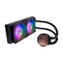 Cooler Master MasterLiquid PL240 Flux Case per computer, Processore Kit di raffreddamento a liquido 12 cm Ne (MLY-D24M-A23PZ-R1)