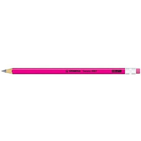 STABILO Matita in grafite - swano fluo - Pack da 12 - Colori assortiti (IT12/110-4907)