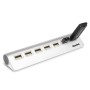 Hamlet 7 port usb 2.0 hub a 7 porte 480Mbps (XHUB7020AL)