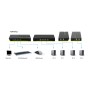LevelOne KVM-0422 switch per keyboard-video-mouse (kvm) Nero, Verde (KVM-0422)