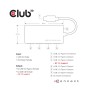 CLUB3D USB 3.0 Hub 4-Port with Power Adapter (CSV-1431)