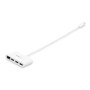StarTech.com Hub USB 3.0 a 3 porte con Gigabit Ethernet - USB-C a 3x USB-A - Bianco (HB30C3A1GEA)