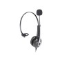 Hamlet HHEADM-CJM cuffia e auricolare Cablato A Padiglione Ufficio USB tipo-C Nero (HHEADM-CJM)
