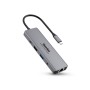 Hamlet HDKC-PD200 replicatore di porte e docking station per notebook Cablato USB 3.2 Gen 1 (3.1 Gen 1) Type-C Grig (HDKC-PD200)