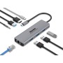 Hamlet HDKC-PD200 replicatore di porte e docking station per notebook Cablato USB 3.2 Gen 1 (3.1 Gen 1) Type-C Grig (HDKC-PD200)