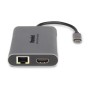Hamlet HDKC-PD400D replicatore di porte e docking station per notebook Cablato USB 3.2 Gen 1 (3.1 Gen 1) Type-C Gr (HDKC-PD400D)