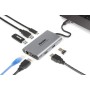 Hamlet HDKC-PD400H replicatore di porte e docking station per notebook Cablato USB 3.2 Gen 1 (3.1 Gen 1) Type-C Gr (HDKC-PD400H)
