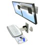 Ergotron Neo-Flex Dual Monitor Wall Mount 61 cm (24") Argento (28-514-800)