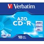 Verbatim CD-R AZO Crystal 700 MB 10 pz (43327/10)