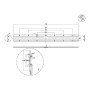 Multibrackets 2940 Supporto TV a parete 116,8 cm (46") Argento (MB2940)