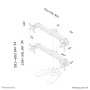 Neomounts by Newstar Supporto da scrivania per monitor (FPMA-D700DD4)